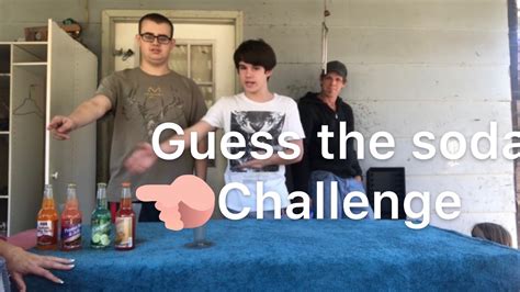 Guess The Soda Challenge Super Gross Youtube