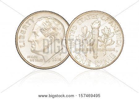 Dime Coin Isolated Image & Photo (Free Trial) | Bigstock