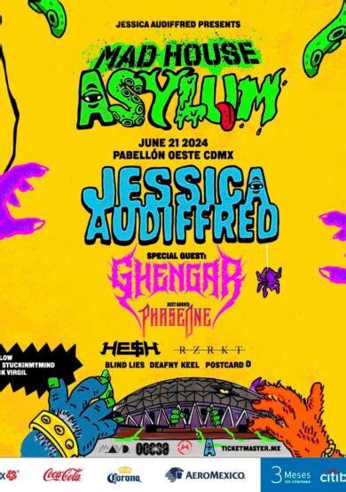 HORARIOS Jessica Audiffred presenta Mad House Asylum en el Pabellón Oeste