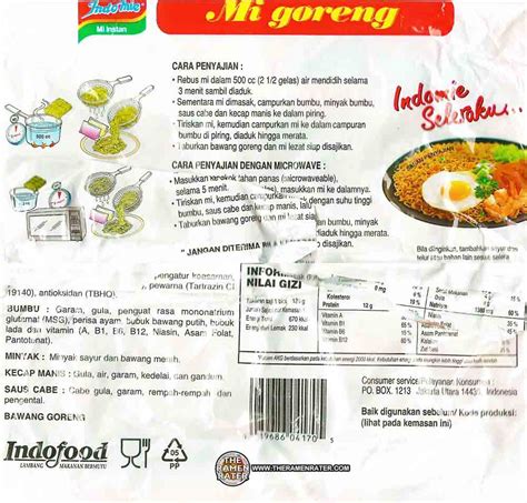 Kandungan Gizi Indomie Goreng Homecare24