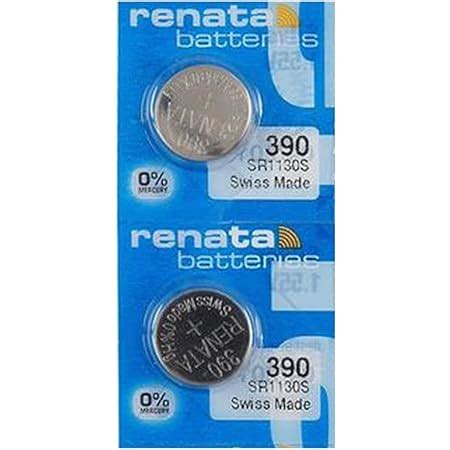 Amazon Renata 390 SR1130SW Batteries 1 55V Silver Oxide 390