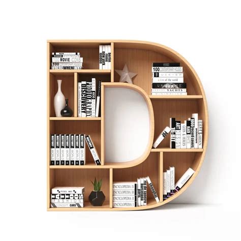 Bookshelves Shape House Home Book Shelf Concept Rendering — Stock Photo ...