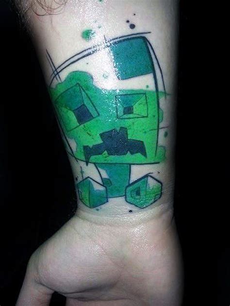 30 Minecraft Tattoo Designs For Men - Sandbox Video Game Ideas