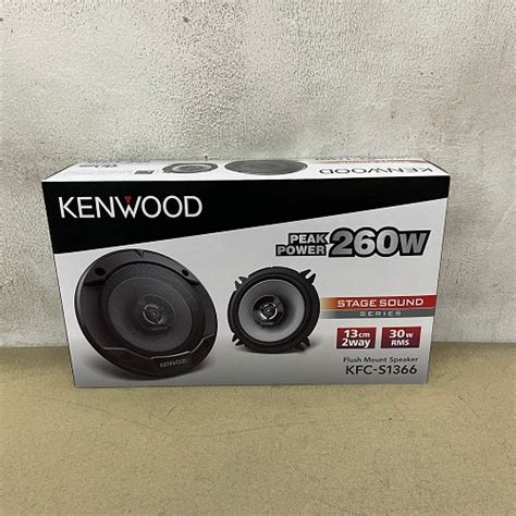 Kenwood Kfc S Inches Two Way Flush Mount Car Speakers Shopee