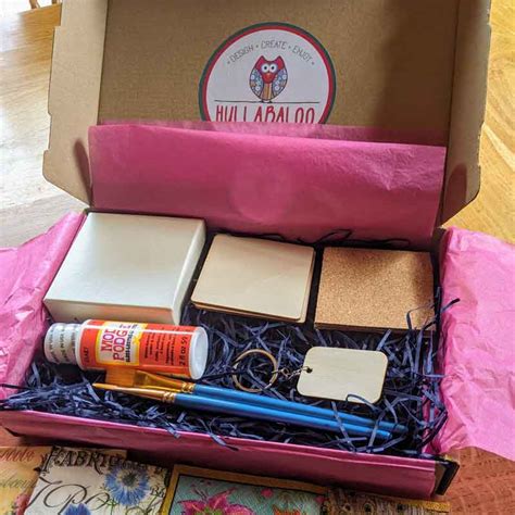 Decoupage Kit Hullabaloo Learn Now To Decoupage With Our Diy Kit