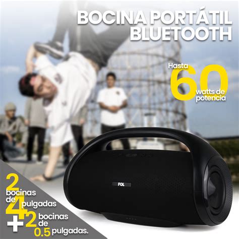 Fs R Bocina Port Til Bluetooth Recargable Fol M Xico