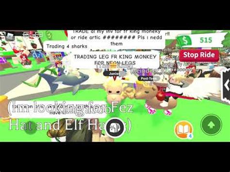 Trading King Monkey Adopt Me Roblox Sukithenaturian Youtube