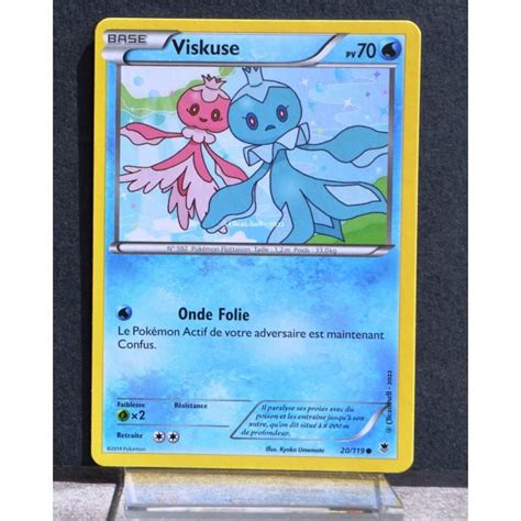 Carte Pokémon 20 119 Viskuse XY04 Vigueur spectrale NEUF FR Cdiscount