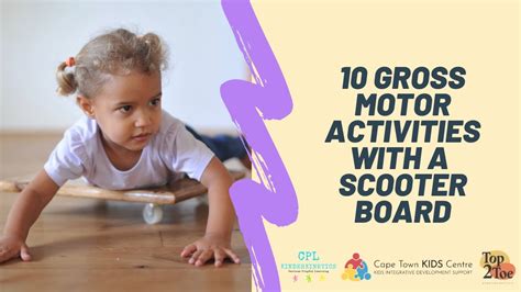 Gross Motor Activities With A Scooter Board Youtube