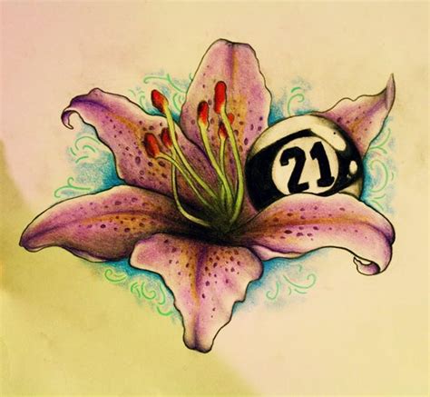 Lilium Tattoo Design by PapafritArt on DeviantArt