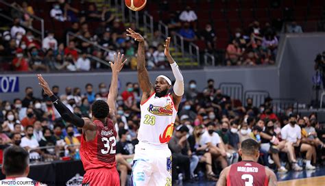 Rain Or Shine Manhandles Ginebra In Pba Commissioners Cup Fastbreak