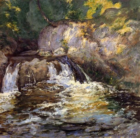 Waterfall - John Henry Twachtman - WikiArt.org - encyclopedia of visual arts