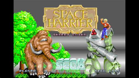 Arcade Game Bgm Space Harrier Sega Youtube