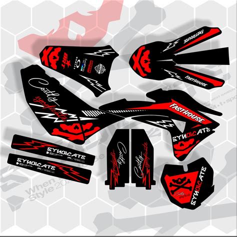 Jual Decal Stiker Wr Gordon D Tracker Crf Klx Bf Full Body Dll