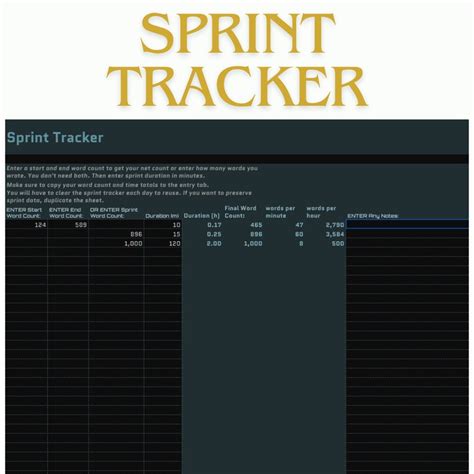 1 Month Writing Tracker Word Count Tracker Minutes and Hours Time ...