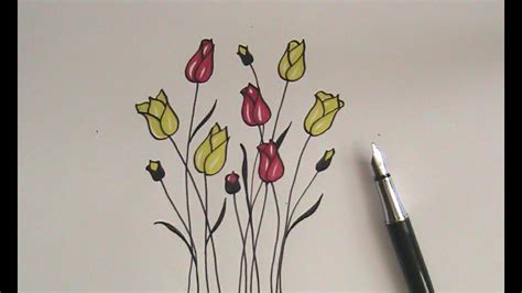 How To Draw Easy Flowers For Beginners : Because they allow you to make ...