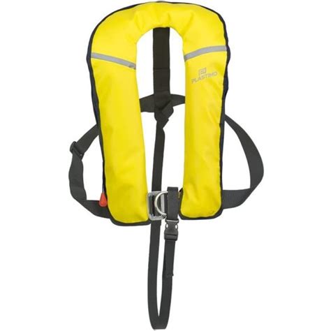 Gilet Gonflable Plastimo Pilot Pro 180N Hydro Hammar Jaune Harnais