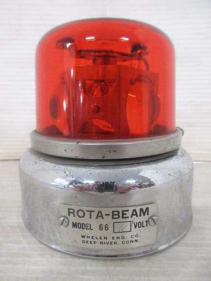 Rota Beam Model Red Beacon Light V H Works Albrecht Auction