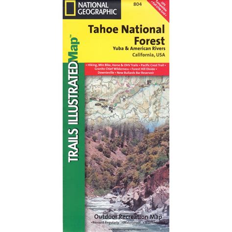 Tahoe National Forest Wanderkarte Von Ng Landkartenschroppde Online Shop