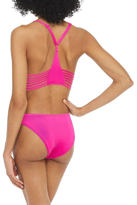 Seafolly Active Multi Rouleau Neon Low Rise Bikini Briefs The Outnet