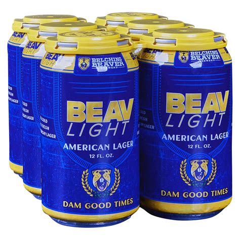 Belching Beaver Beav Light Lager Pk Oz Cans Applejack