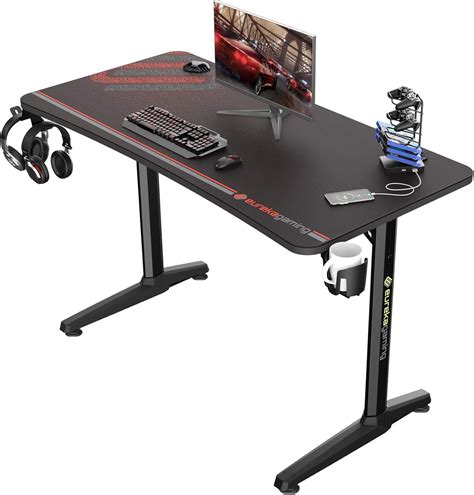 EUREKA ERGONOMIC Gaming Tisch P47 Gamer Tisch Gaming Schreibtisch