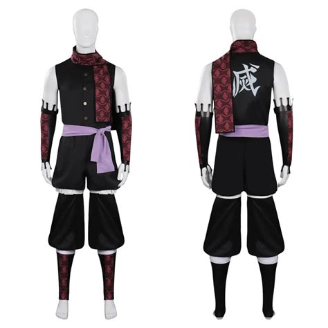 Demon Slayer Kimetsu No Yaiba Giyuutarou Outfits Halloween Carnival