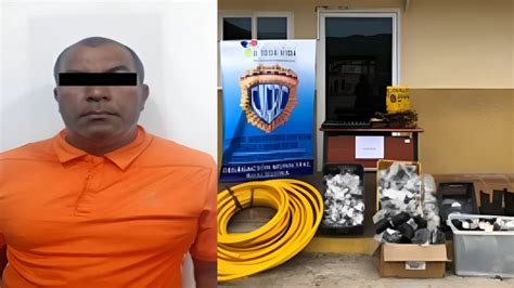 Anzoátegui Cicpc detiene a hombre con 173 kilos de tubería para gas