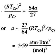 Calculate the Van der Waals constants for carbon dioxide if its ...