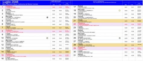 Calendario Luglio 2046 Da Stampare Solleone Sciame Meteoritico Delle Capricornidi Ramadan