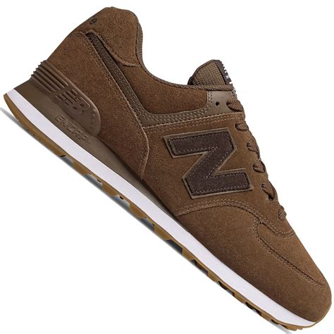 New Balance 574 Brownwhite Fun Sport Vision