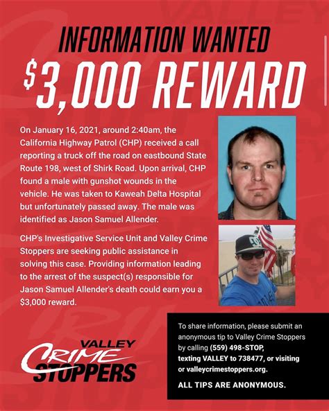 Reward Offered For Information On Highway 198 Shooting The Sun