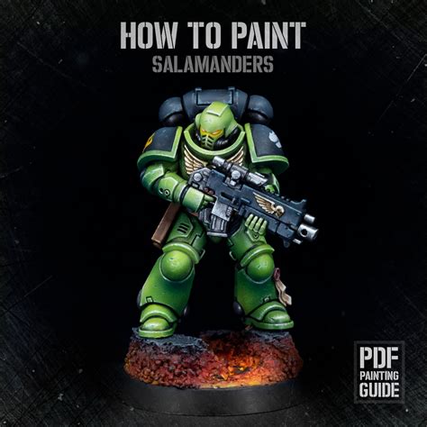 How to Paint Salamanders PDF Painting Guide » The Mighty Brush