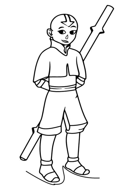 Sokka The Legend Of Korra Coloring Page Free Printable Coloring Pages