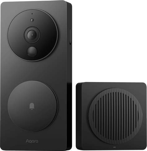 Customer Reviews Aqara G Smart Video Doorbell Black Svd C Best Buy