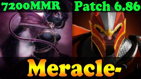 Dota 2 Patch 6 86 Meracle 7200 Mmr Plays Templar Assassin And Dragon Knight Gameplay