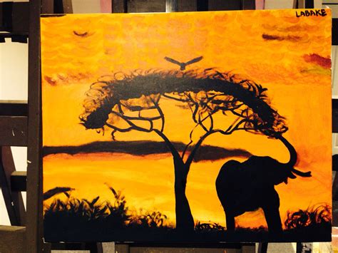 African Safari Painting At Explore Collection Of