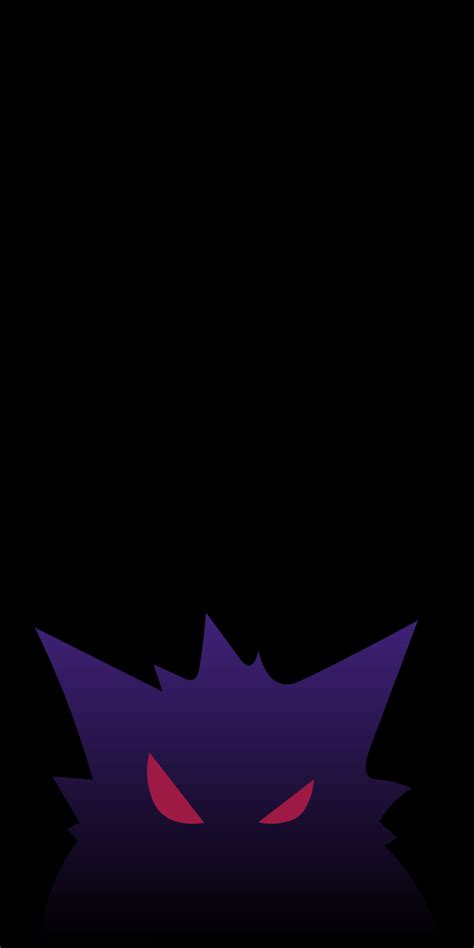 Pokemon Gengar Minimalist Wallpaper - Cool Pokemon Wallpaper iPhone