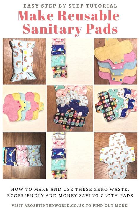 Reusable Sanitary Pads How To Make And Use Them ⋆ A Rose Tinted World