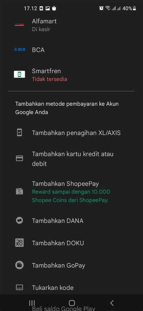 4 Cara Mengganti Metode Pembayaran Google Play Tutorly ID