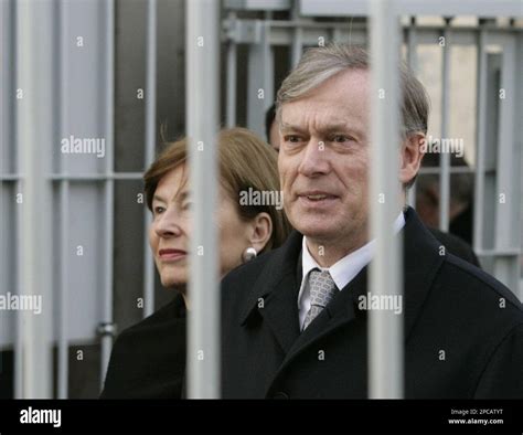 Bundespraesident Horst Koehler Und Seine Ehefrau Eva Waehrend Eines