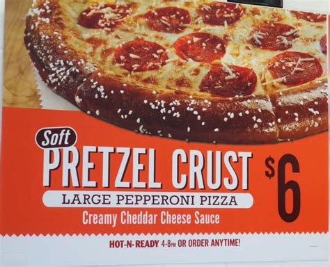 Little Caesars Soft Pretzel Crust Pizza Kirbies Cravings