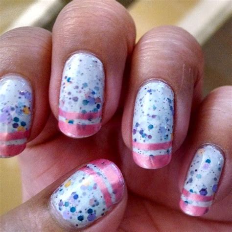 2 Takes On The Same Mani Today First Pink Tips Nails Nailart