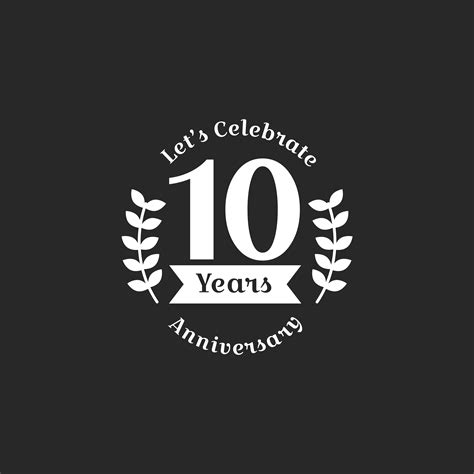 Happy 10th Anniversary Banner