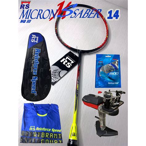 Jual Promo Raket Bulu Tangkis Rs Micron Saber Ng Iii Original