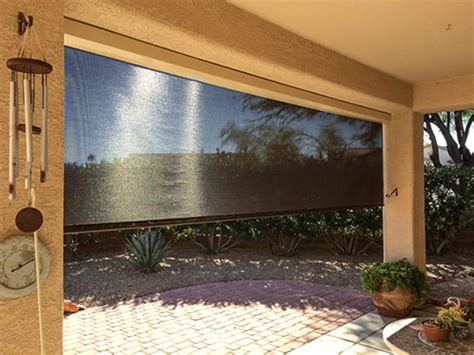 Large Heavy Duty Outdoor Solar Shades North Solar Screen