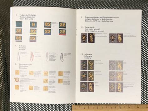 Abzeichen Der Schweizer Armee Reglement Milit R Uniform Acheter Sur