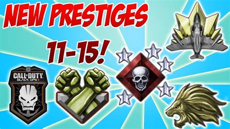 Black Ops 2 Prestige 11 15 Extra DLC Prestiges Prestige Emblems