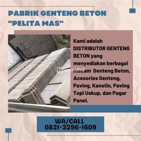 Pabrik Genteng Beton Datar Di Nganjuk Tribun Jualbeli