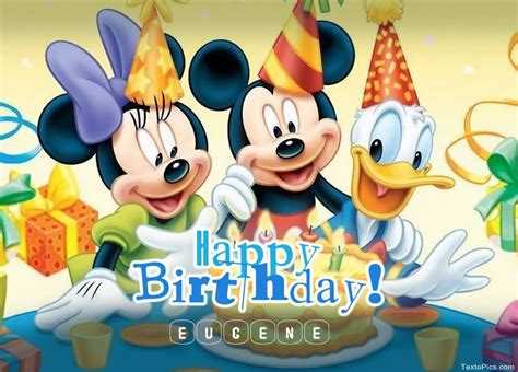 Happy Birthday Eugene pictures congratulations.